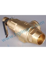 API/DIN brass handle spring thread low lift safety valve